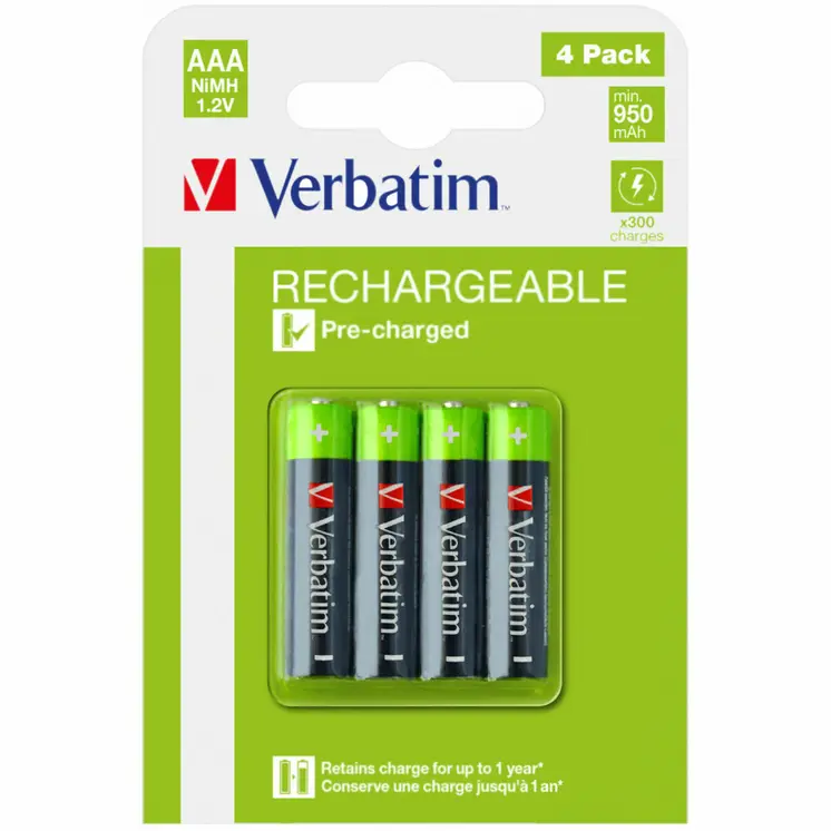 Batteries Verbatim 1,2 V AAA