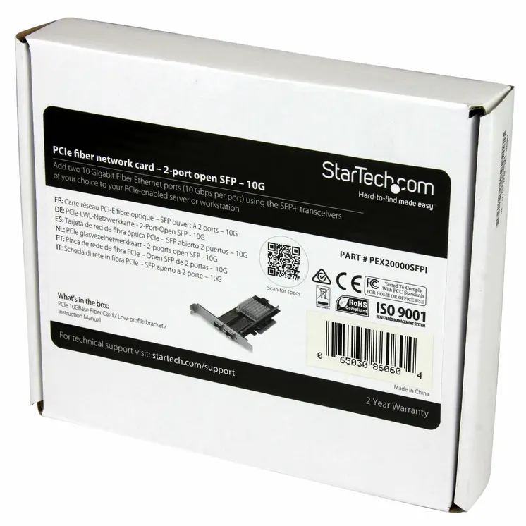 Network Card Startech PEX20000SFPI