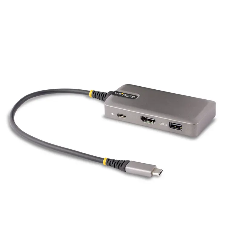 Dockstation Startech 104B-USBC-MULTIPORT Grey 4K Ultra HD Black/Silver