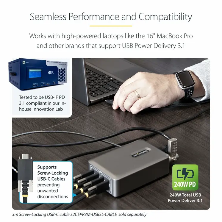 Laptop Charger Startech 424DEU-USB-C-CHARGER