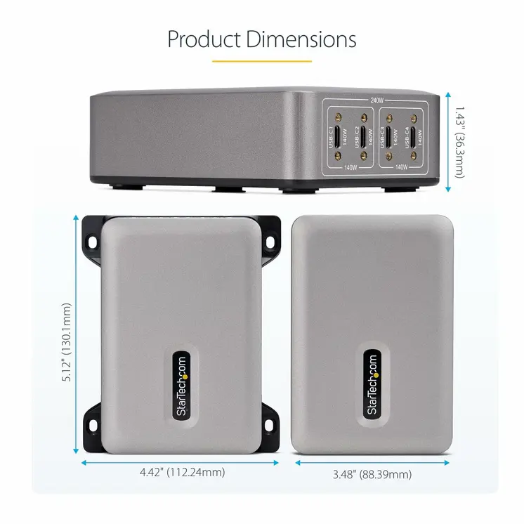 Laptop Charger Startech 424DEU-USB-C-CHARGER