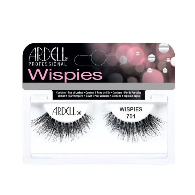 False Eyelashes Ardell Wispies 701 Black