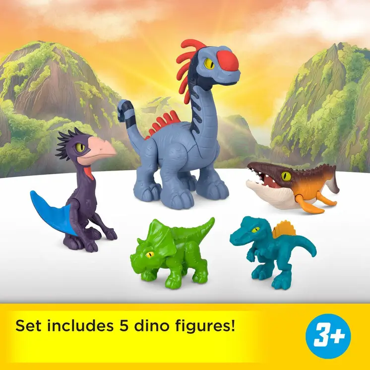 Playset Imaginext Jurassic World Multicolour 10 Pieces