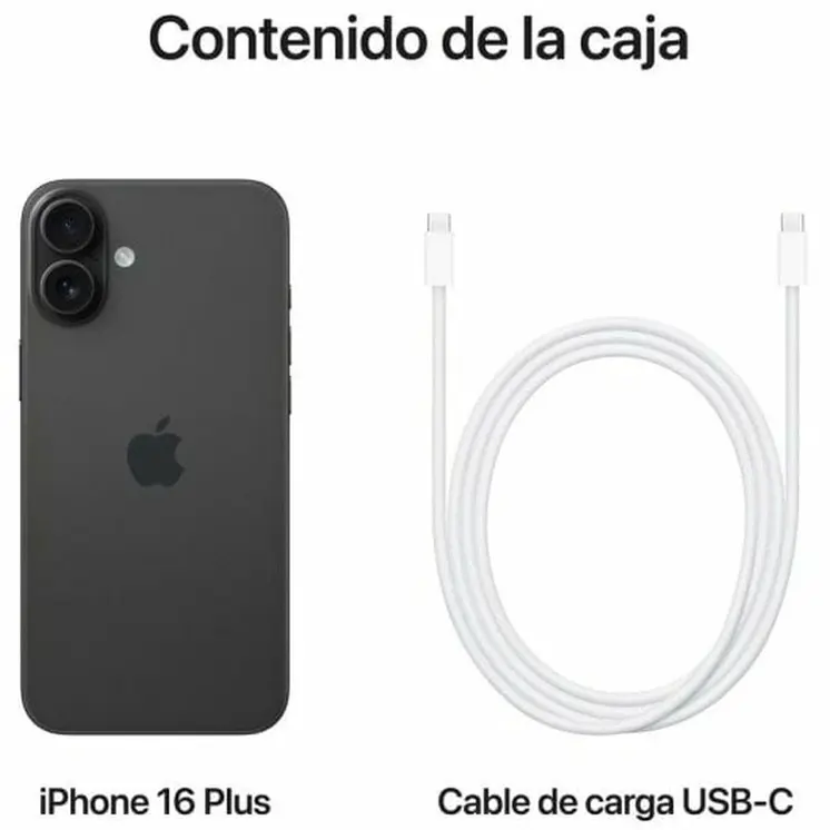Smartphone Apple iPhone 16 Plus 6,7" 512 GB Black