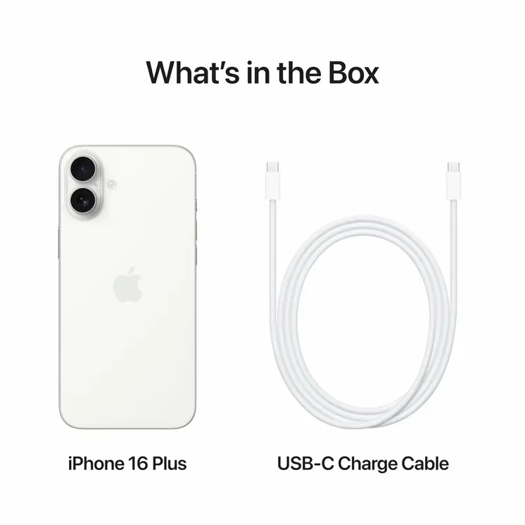 Smartphone Apple IPHONE 16 PLUS MY1X3ZD/A 6,7" 512 GB White