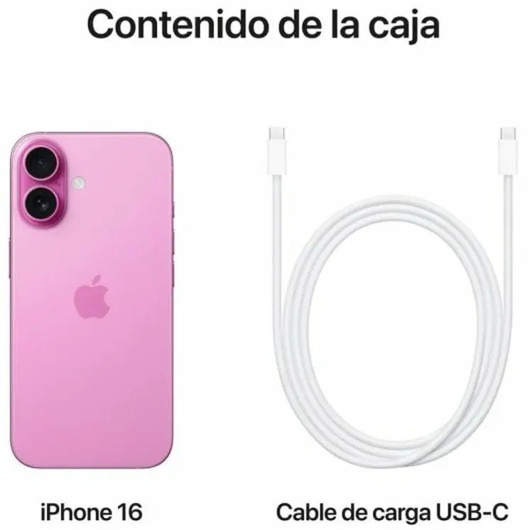 Smartphone Apple iPhone 16 6,1" 128 GB Pink