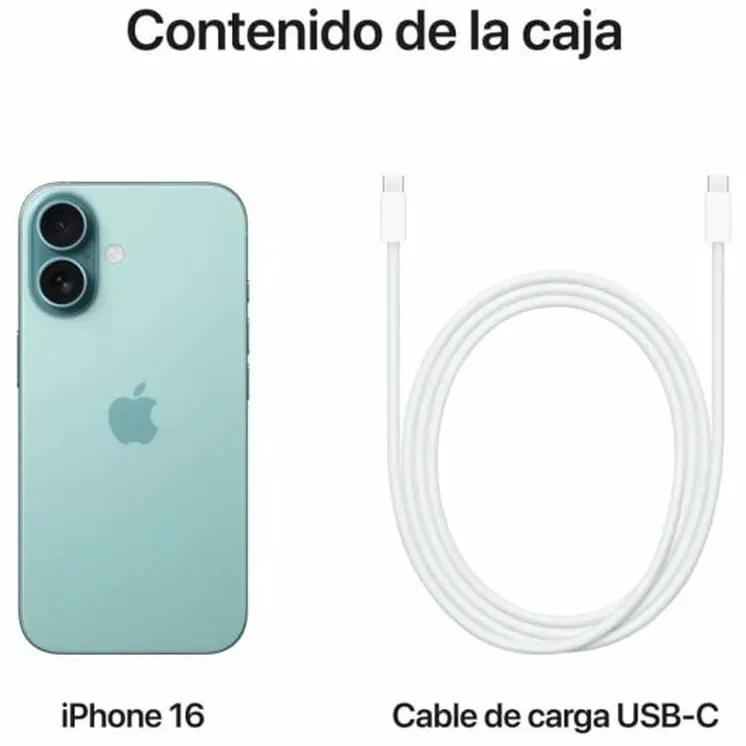 Smartphone Apple iPhone 16 6,1" 256 GB Turquoise
