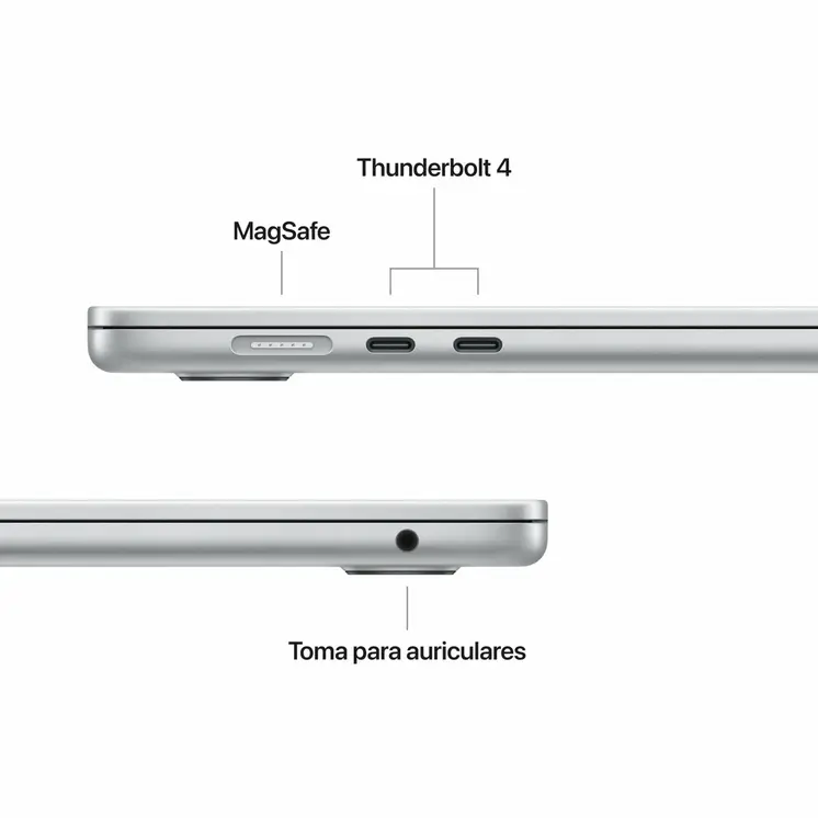 Laptop Apple MW1H3Y/A 13" M4 16 GB RAM 512 GB SSD