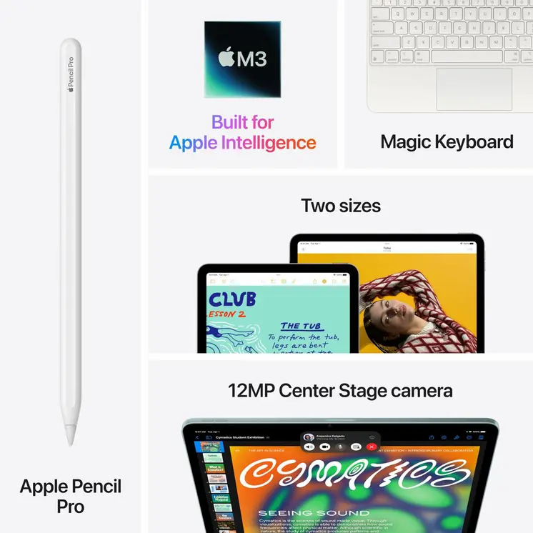 Tablet Apple iPad Air 13" 8 GB RAM 512 GB Grey M3