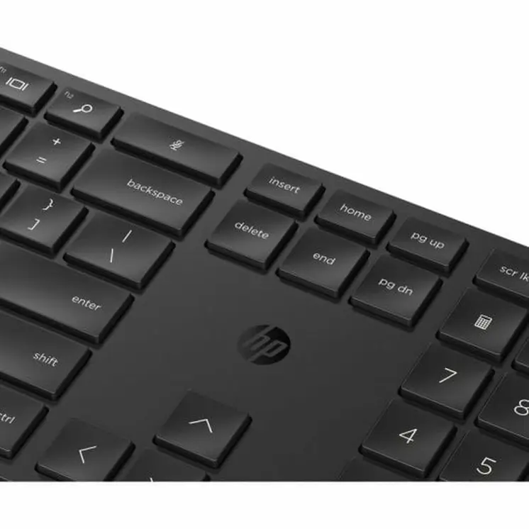 Keyboard and Mouse HP 4R013AA Black Spanish Qwerty