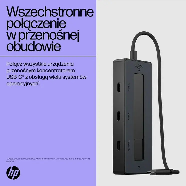 USB Hub HP 6G843AA Black
