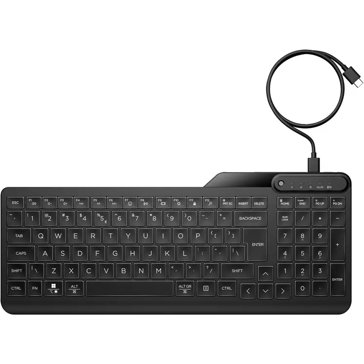 Keyboard HP 7N7C0AA#ABB Black QWERTY