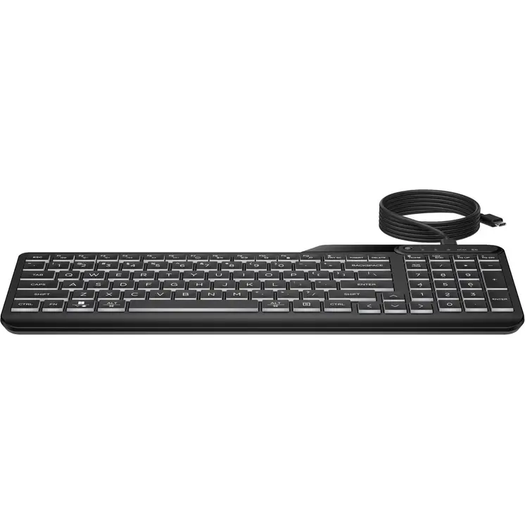 Keyboard HP 7N7C0AA#ABE White Black Spanish Qwerty