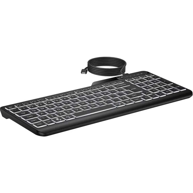 Keyboard and Mouse HP 7N7C1AA Black Qwerty US Spanish Qwerty