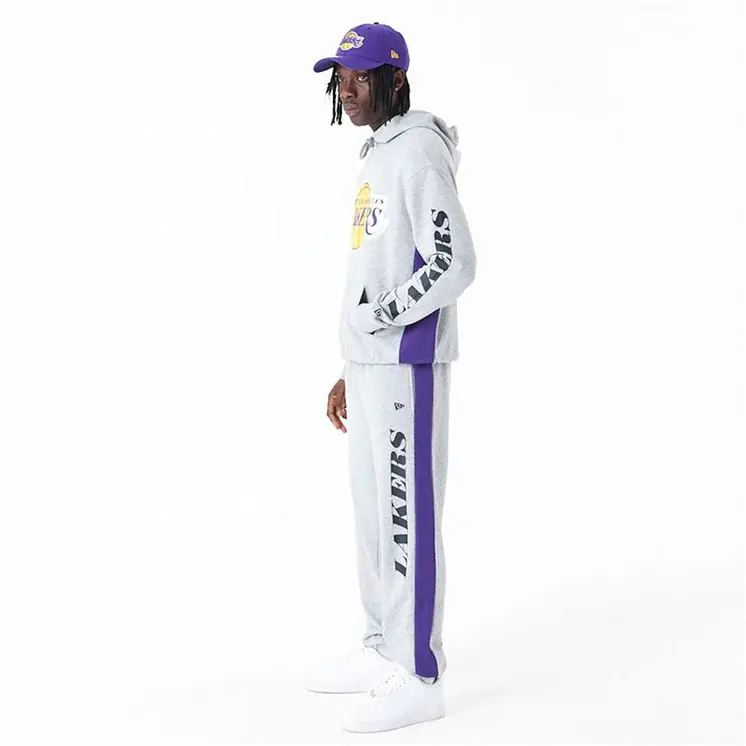 Men’s Hoodie New Era La Lakers NBA Grey
