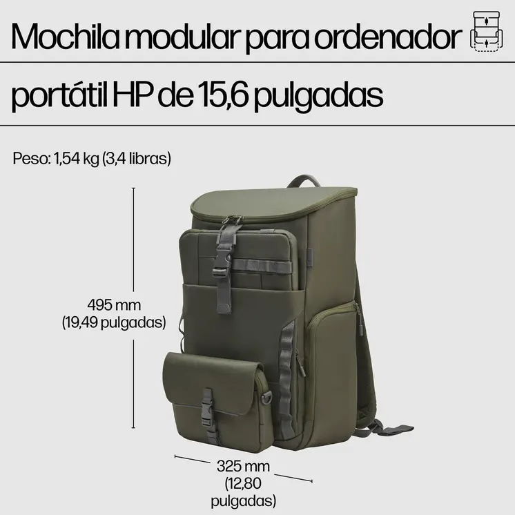 Laptop Backpack HP 9J4C1AA Green