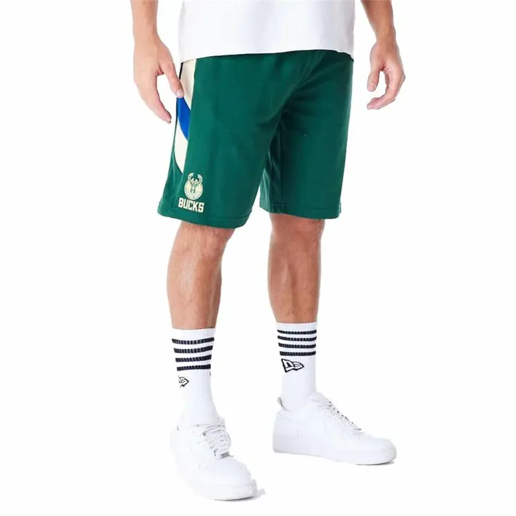 Sports Shorts New Era NBA Milwaukee Bucks Green