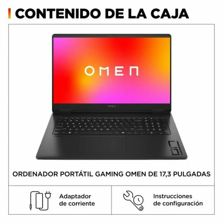 Laptop HP A30YTEA 17" 32 GB RAM 1 TB SSD AMD Ryzen 7 8845HS Nvidia Geforce RTX 4070