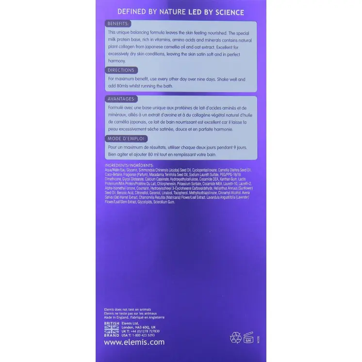 Shower Gel Elemis Bottle