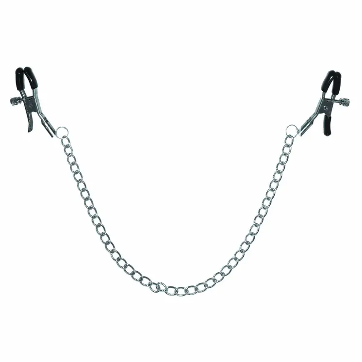 Chained Nipple Clamps Sex & Mischief