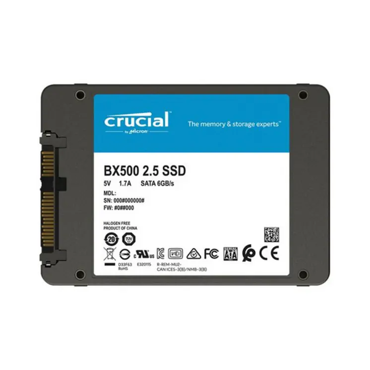Hard Drive Crucial CT240BX500SSD1 240 GB SSD SSD 500 MB/s-540 MB/s