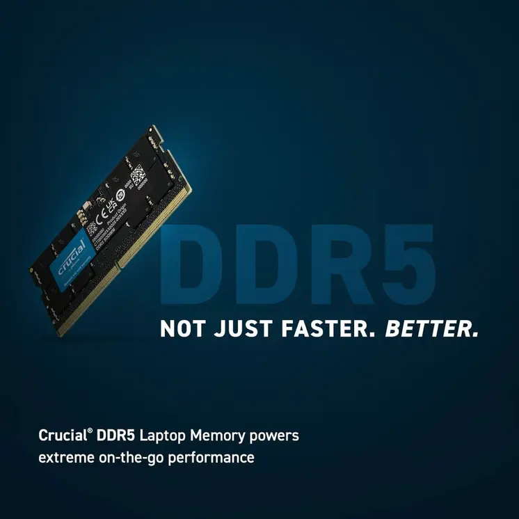 RAM Memory Crucial CT8G56C46S5 8 GB DDR5 SDRAM DDR5 5600 MHz