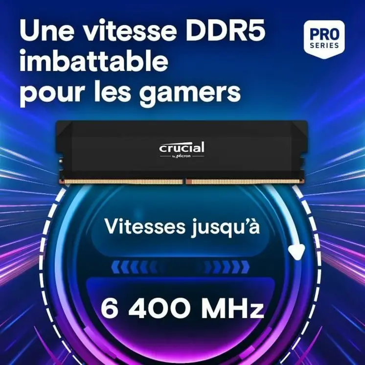 RAM Memory Crucial 32 GB DDR5 6400 MHz