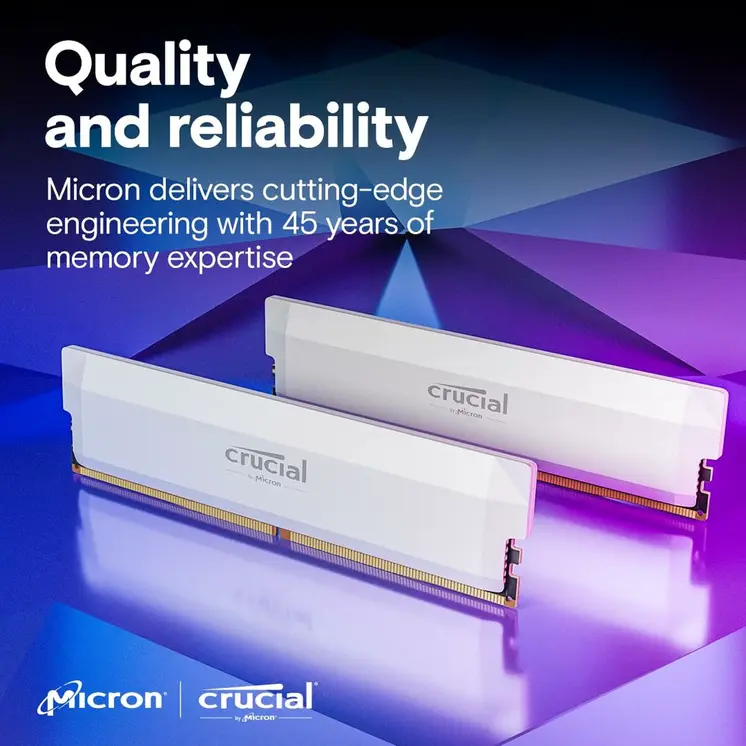 RAM Memory Crucial 32 GB DDR5 6400 MHz