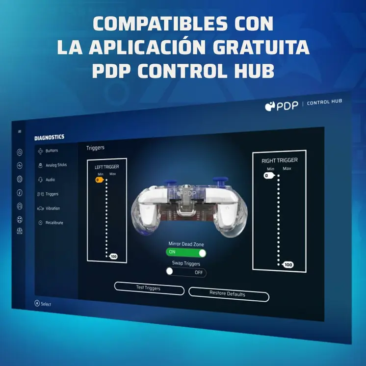 Gaming Control PDP Knuckels Sky Nintendo Switch