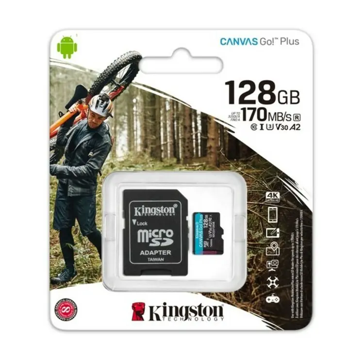 Micro SD Memory Card with Adaptor Kingston SDCG3