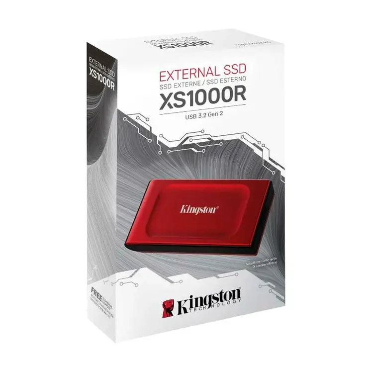 External Hard Drive Kingston SXS1000R/2000G Red 2 TB SSD
