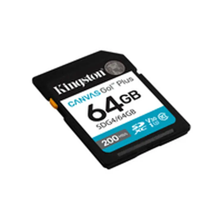 Micro SD Memory Card with Adaptor Kingston 64 GB