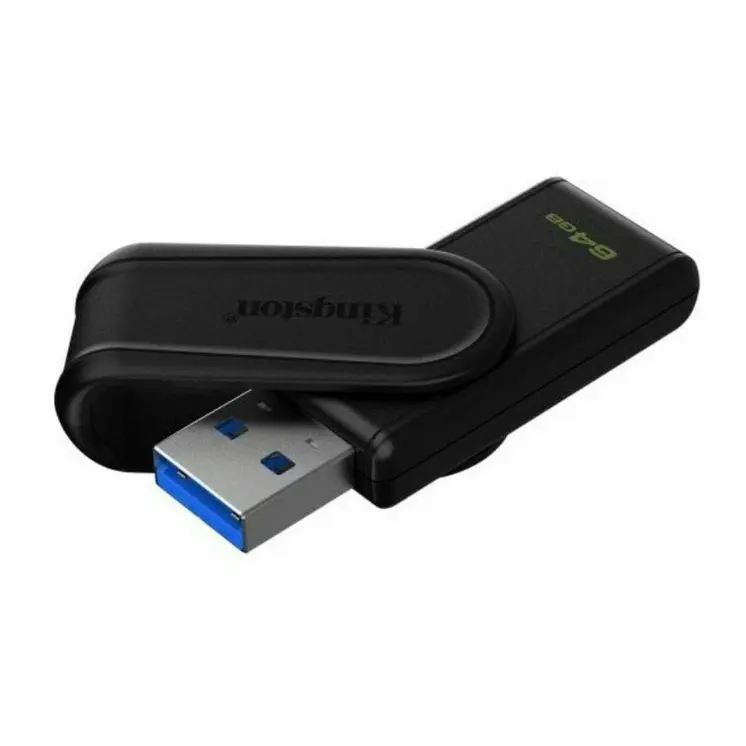 Micro SD Memory Card with Adaptor Kingston DTXS/64GB Black 64 GB