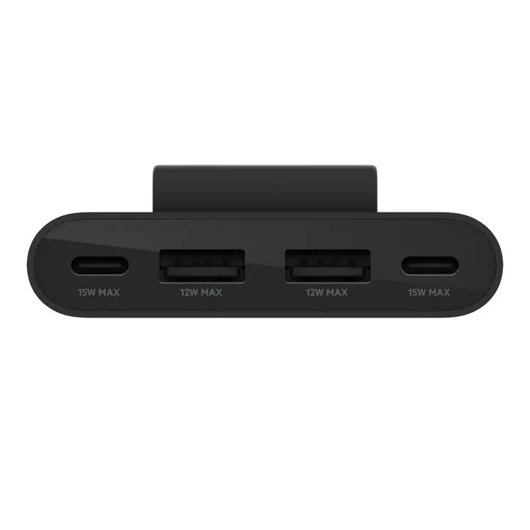 USB Hub Belkin BUZ001BT2MBKB7 Black (1 Unit)