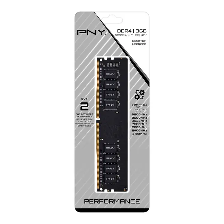 RAM Memory PNY MD8GSD43200-TB 8 GB DDR4 3200 MHz CL22