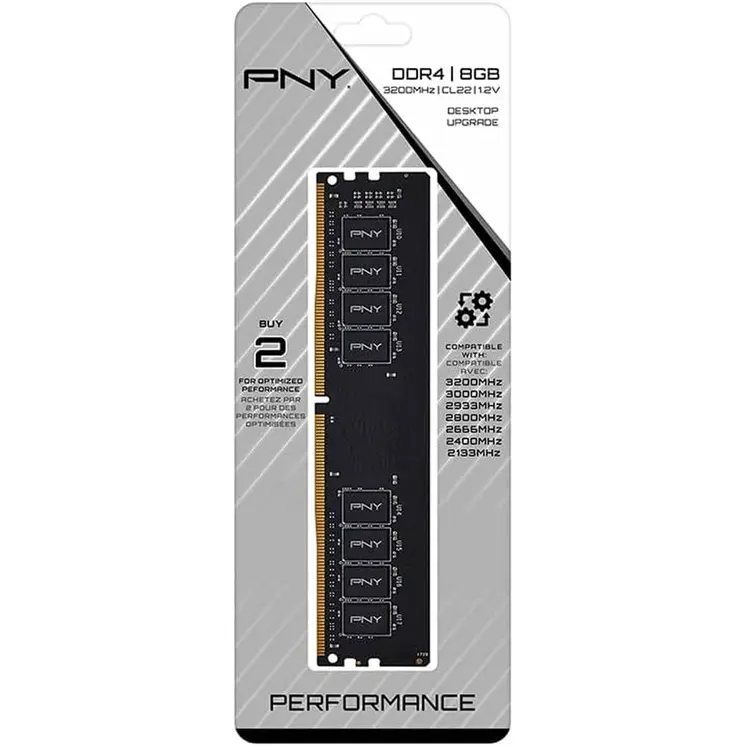 RAM Memory PNY MD8GSD43200-TB 8 GB DDR4 3200 MHz CL22