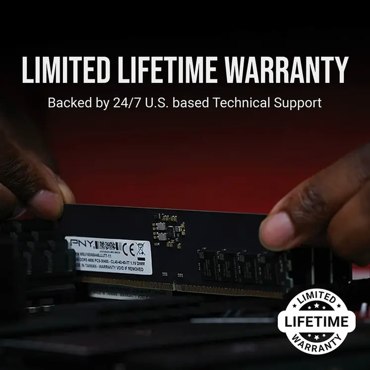 RAM Memory PNY 16 GB DDR5 SDRAM DDR5 4800 MHz CL40