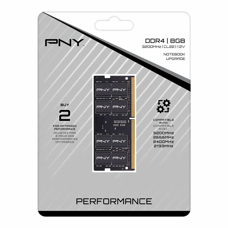 RAM Memory PNY MN8GSD43200-TB 8 GB DDR4 3200 MHz CL22