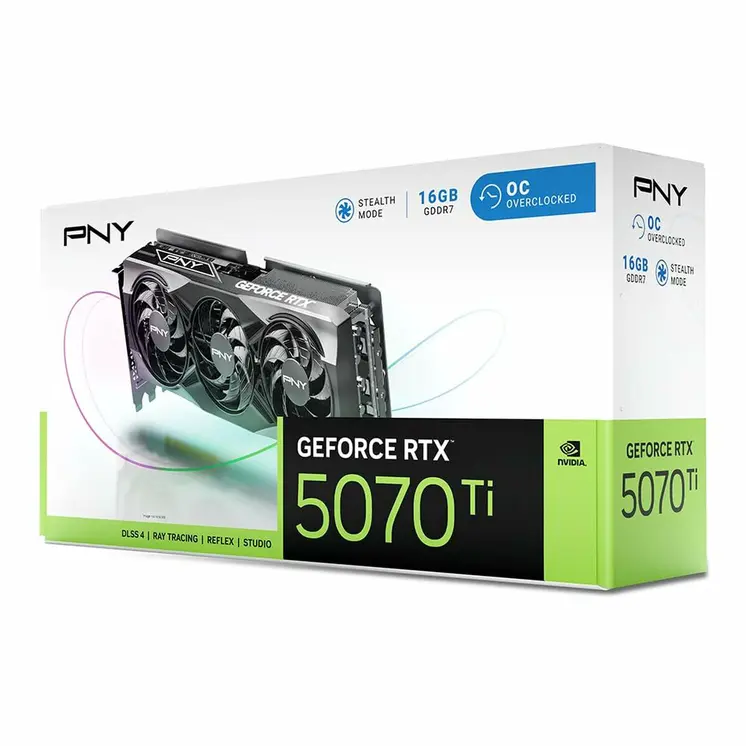 Graphics card PNY nvidia geforce rtx 5070 ti 16 GB
