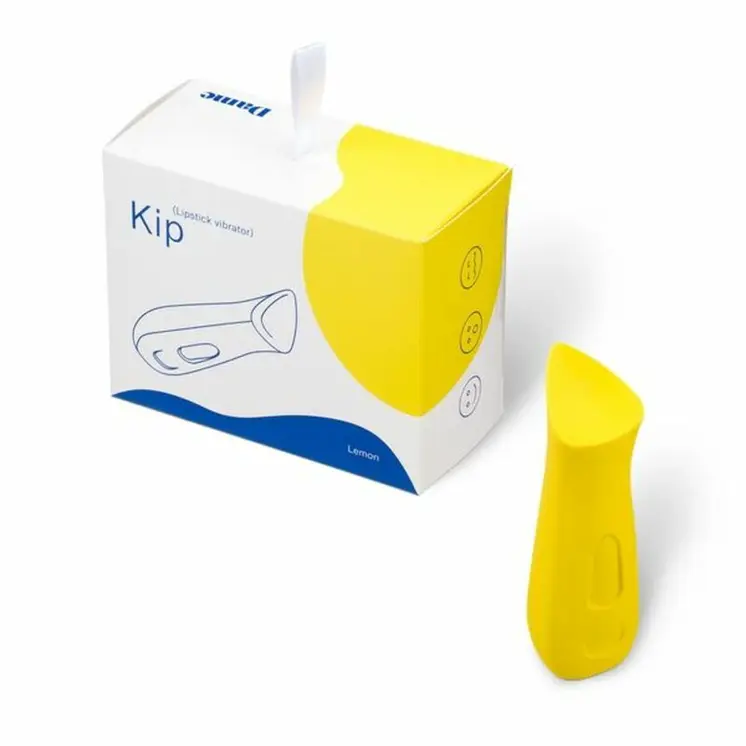 Curve Clitoral Vibrator Dame Products Lemon
