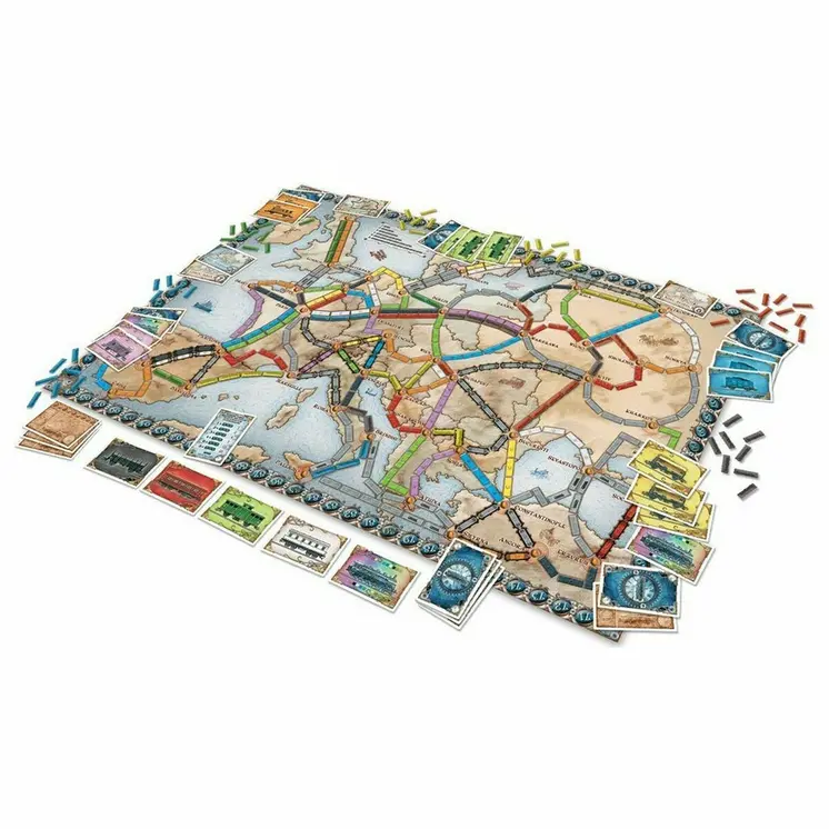 Board game ¡Aventureros al Tren! Europa Asmodee (ES)