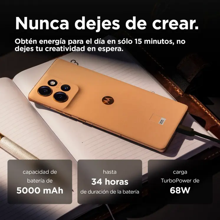Smartphone Motorola PB2U0002SE 6,67" 12 GB RAM 512 GB Peach