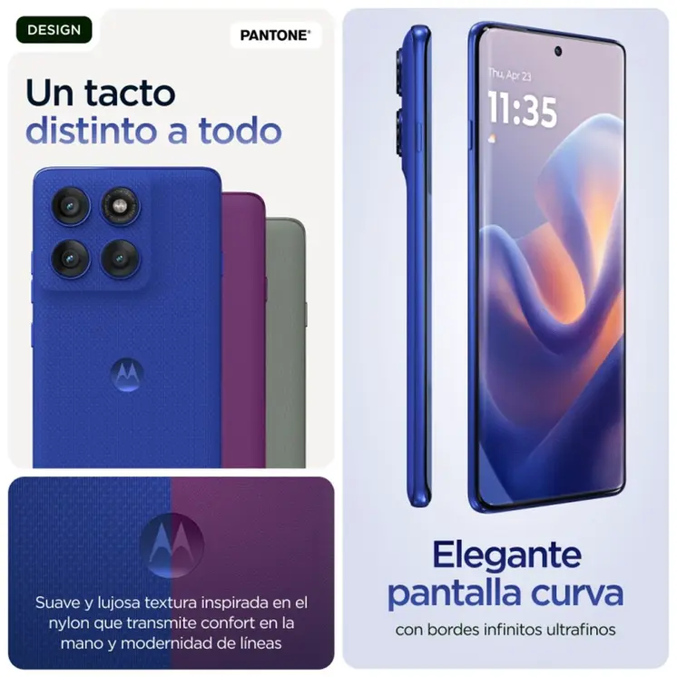 Smartphone Motorola edge 60 pro 6,67" 12 GB 512 GB Blue