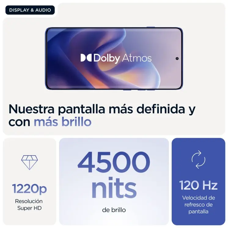 Smartphone Motorola edge 60 pro 6,67" 12 GB 512 GB Blue