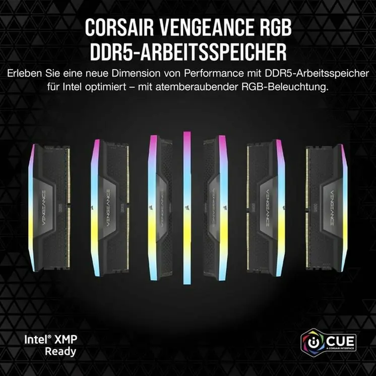 RAM Memory Corsair 16 GB DDR5 SDRAM DDR5 5200 MHz CL40