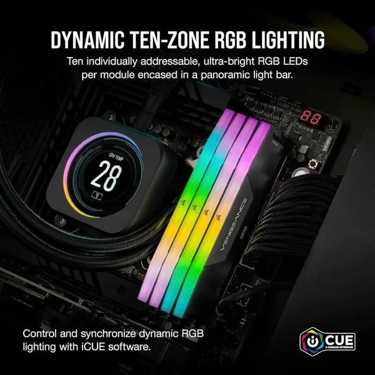 RAM Memory Corsair 16 GB DDR5 SDRAM DDR5 5200 MHz CL40