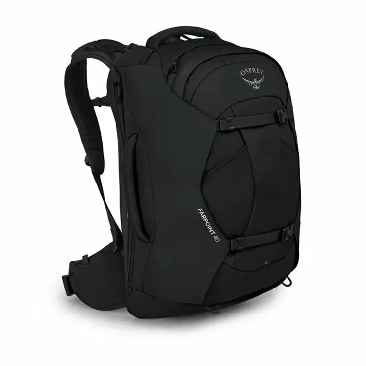 Gym Bag Osprey Farpoint Black 40 L