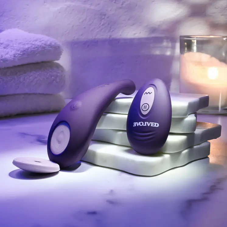 Vibrator Evolved Panty Party Purple