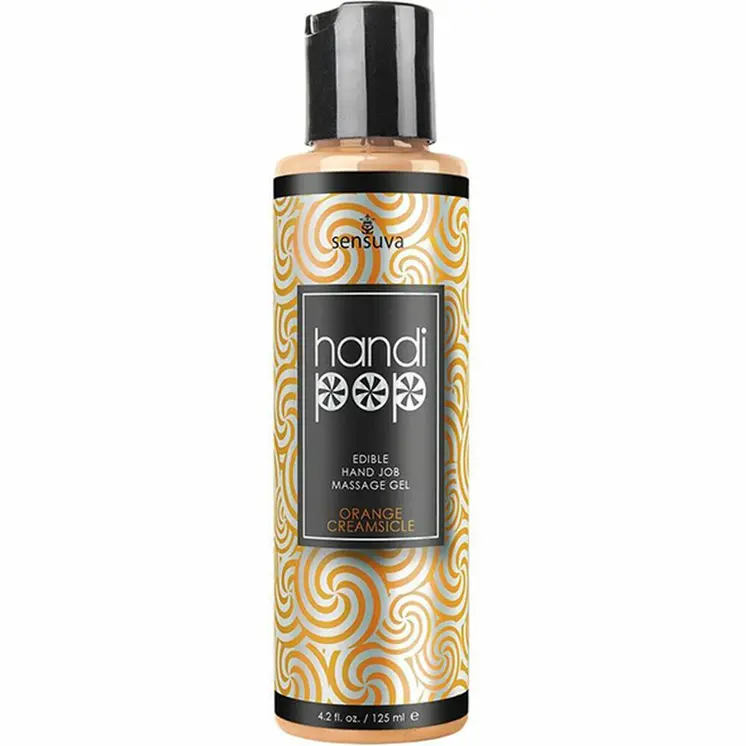 All Over Lubricating Massage Gel Handipop Sensuva  Orange Creamsicle 125 ml