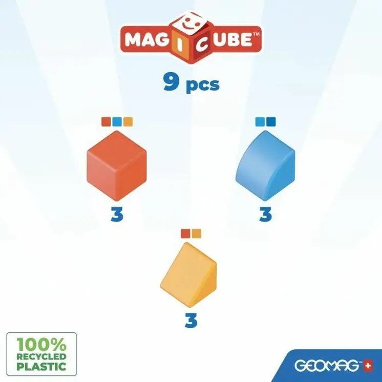 Construction set Geomag Magicube 208